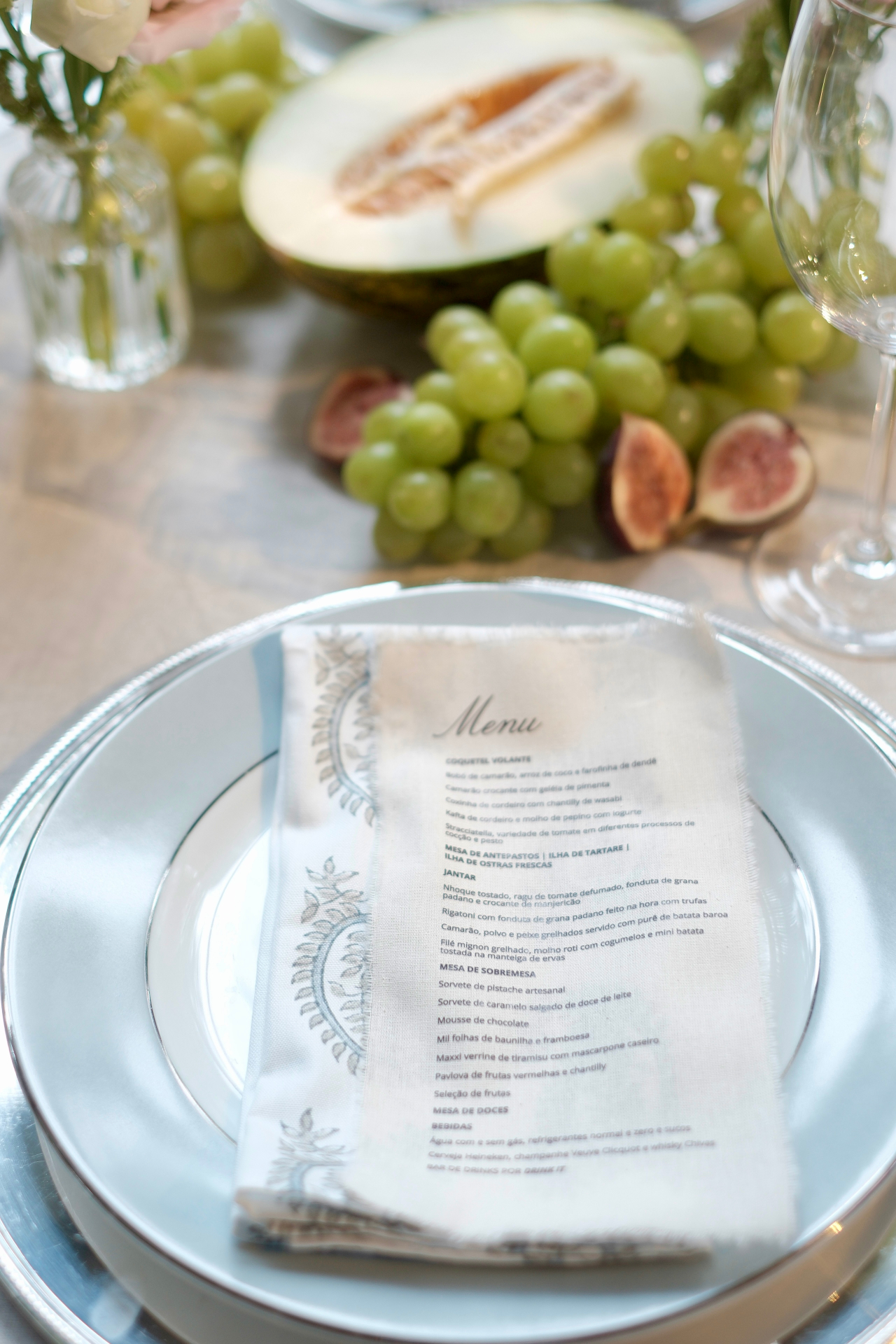 Menu em Tecido - 4