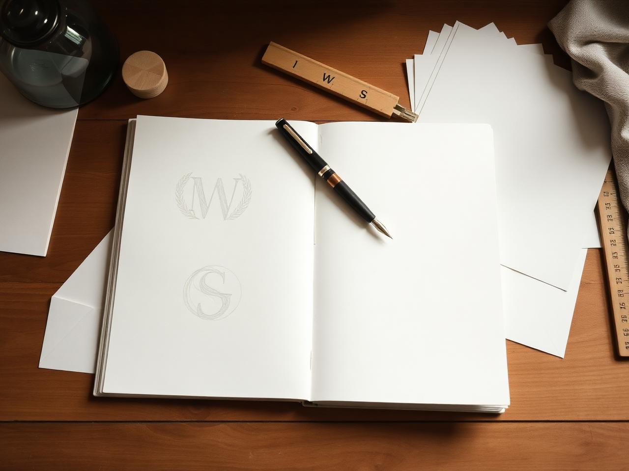 Monograma e Tipografia — Ateliê Espoir